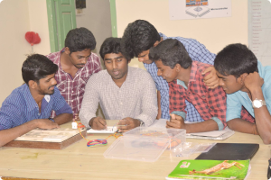 PSG students at hands on lab