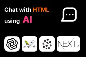 Chat with HTML using AI